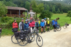 Morgendliches Sammeln beim Jägerhaus nahe Fridingen, 14.Juli 2016